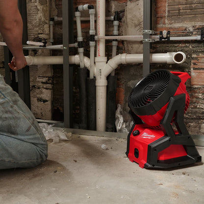 Milwaukee M18AFG2-0 18V 2nd Generation Air Fan with 2 x 5.5Ah Battery & Charger